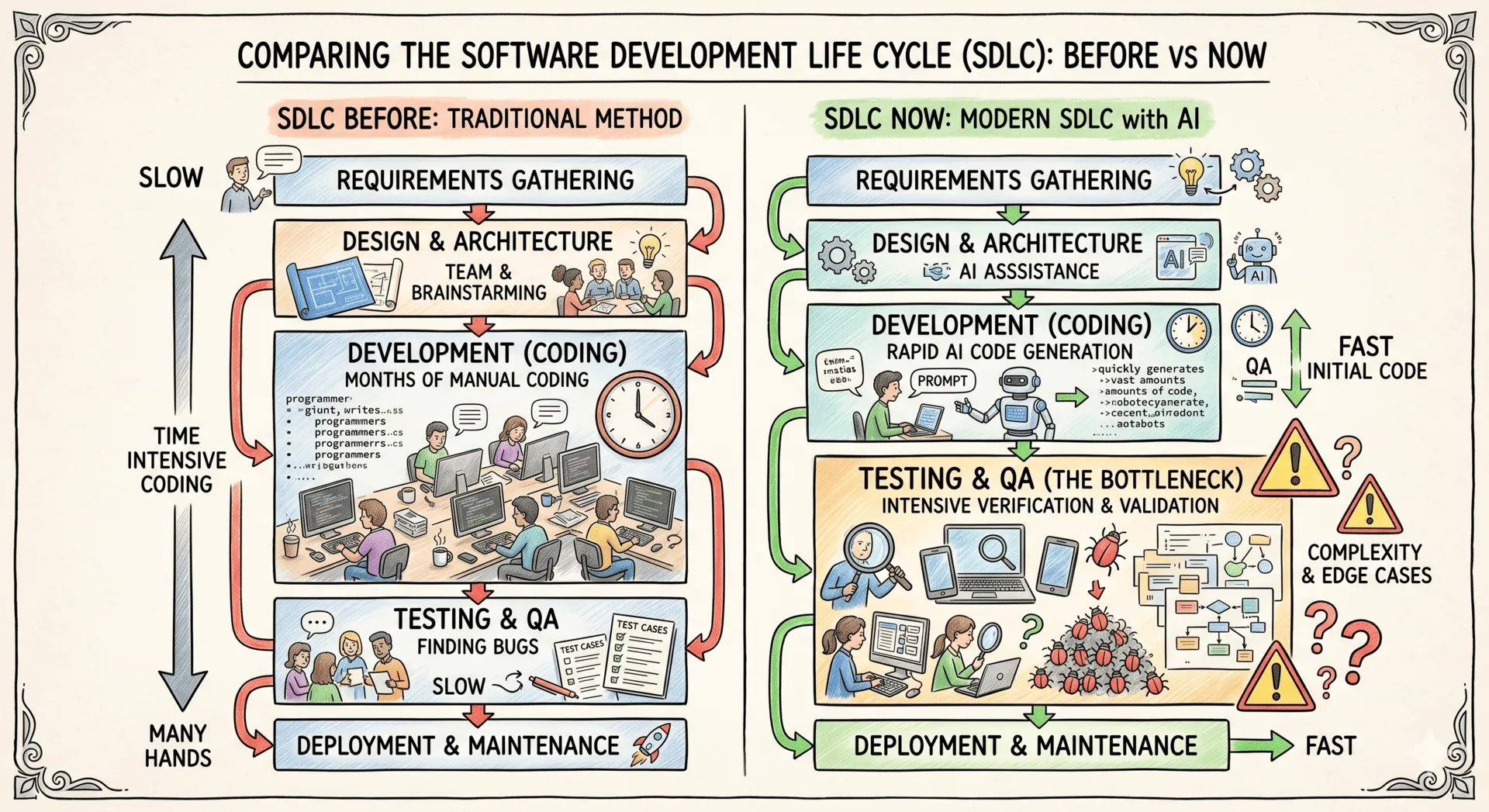 SDLC-before-vs-now