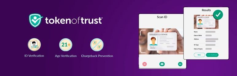 Age Verification & Identity Verification by Token of Trust WordPress plugin banner