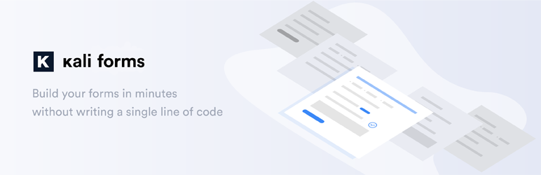 Kali Forms WordPress plugin banner