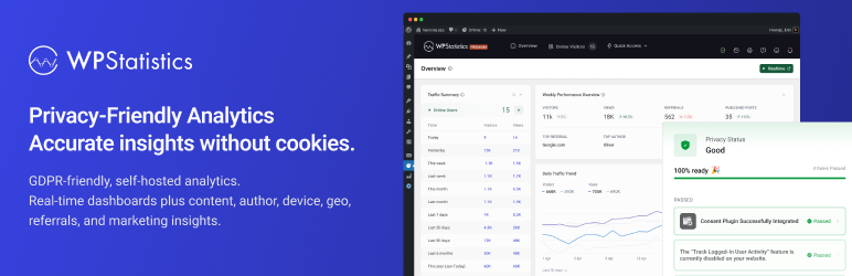 WP Statistics WordPress plugin banner
