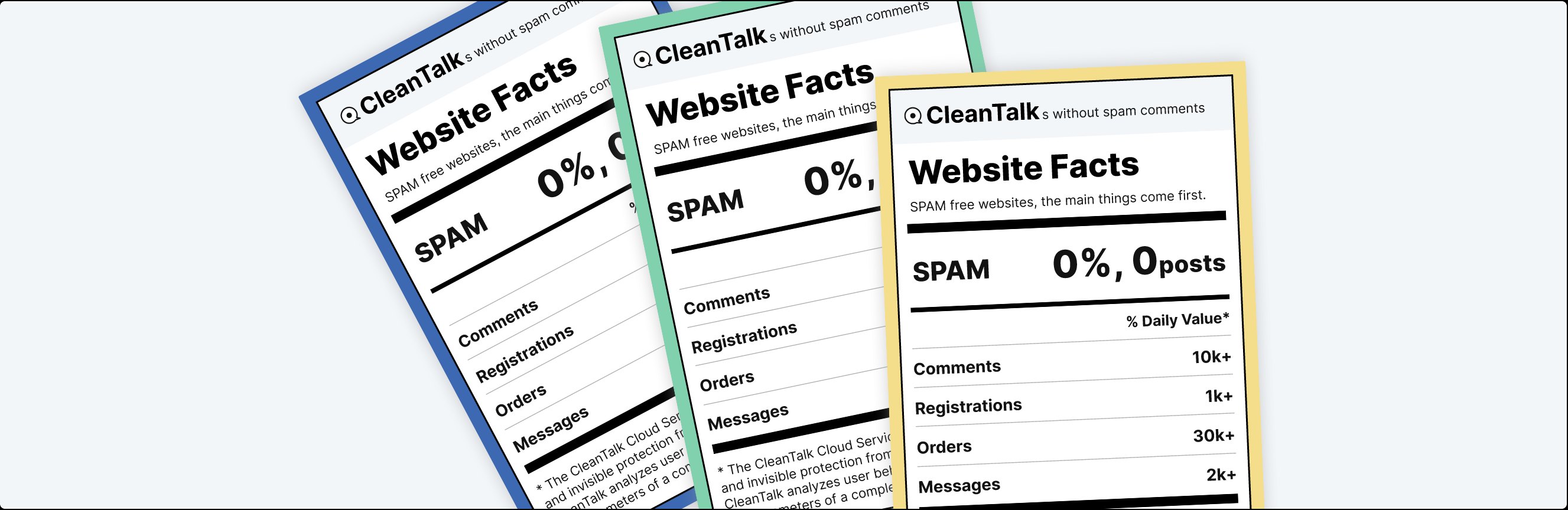 CleanTalk Anti-Spam. Spam Firewall & Bot protection WordPress plugin banner