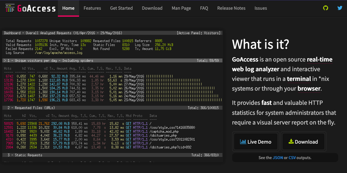 GoAccess Setup Guide for xCloud: Real-Time Web Analytics