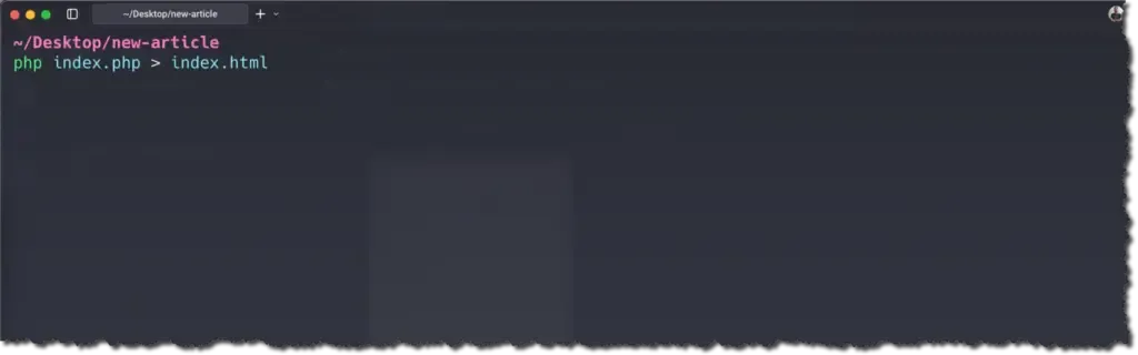 Php cli script run